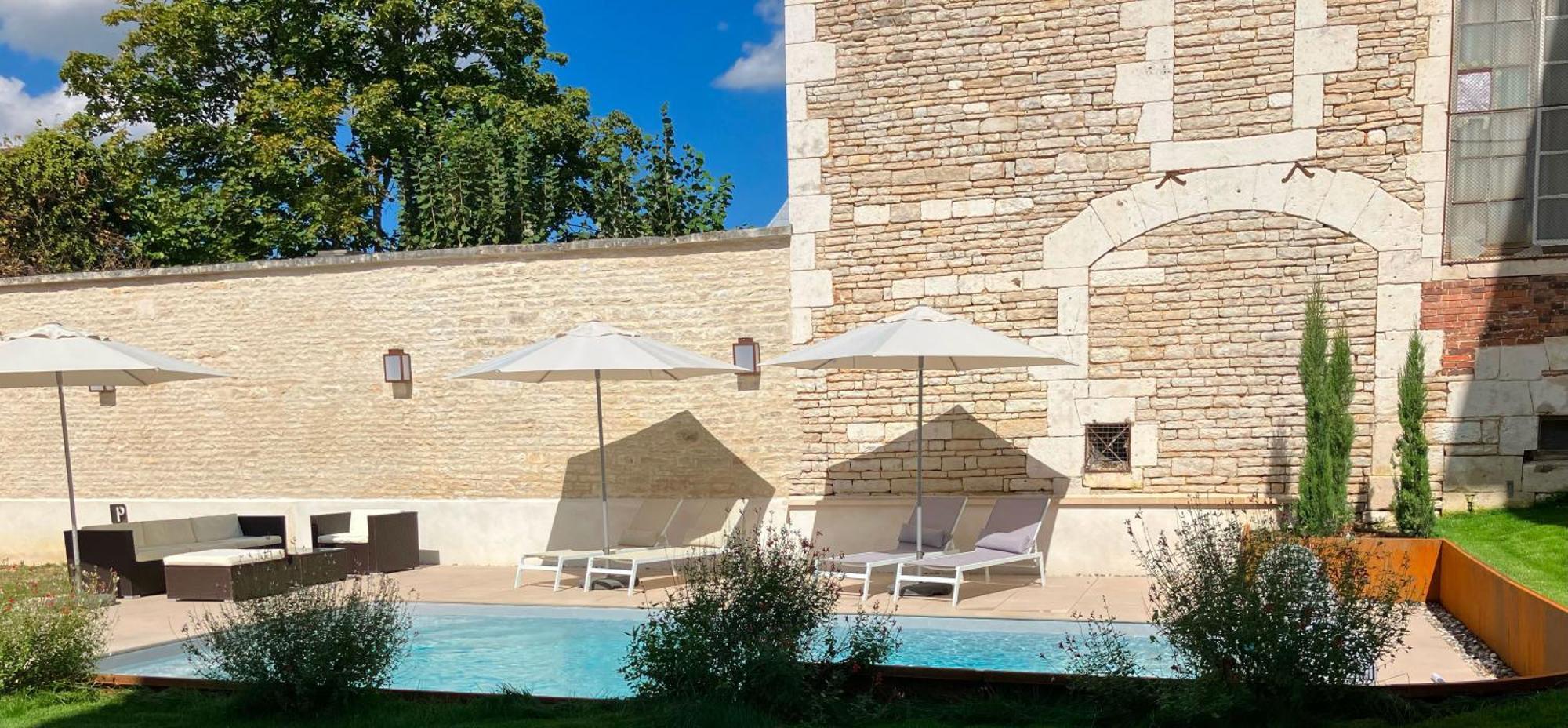 La Villa Lombardi En Champagne, Avec Piscine Privee Et Jacuzzi Les Riceys Exterior foto